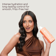 Rev320 bottle highlights argan oil for deep hydration and shine.