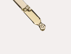 REVERIE Ever Recovery Oil applied on hair near the brush for even distribution and shine