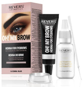 Revers Cream Hair Dye tube with argan oil for nourishing color.