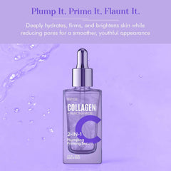 RevitaLux serum texture close-up reveals a lightweight, fast-absorbing formula.