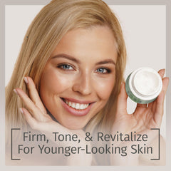 Application on hand demonstrates smooth, even coverage by Reviva Labs DMAE Cream