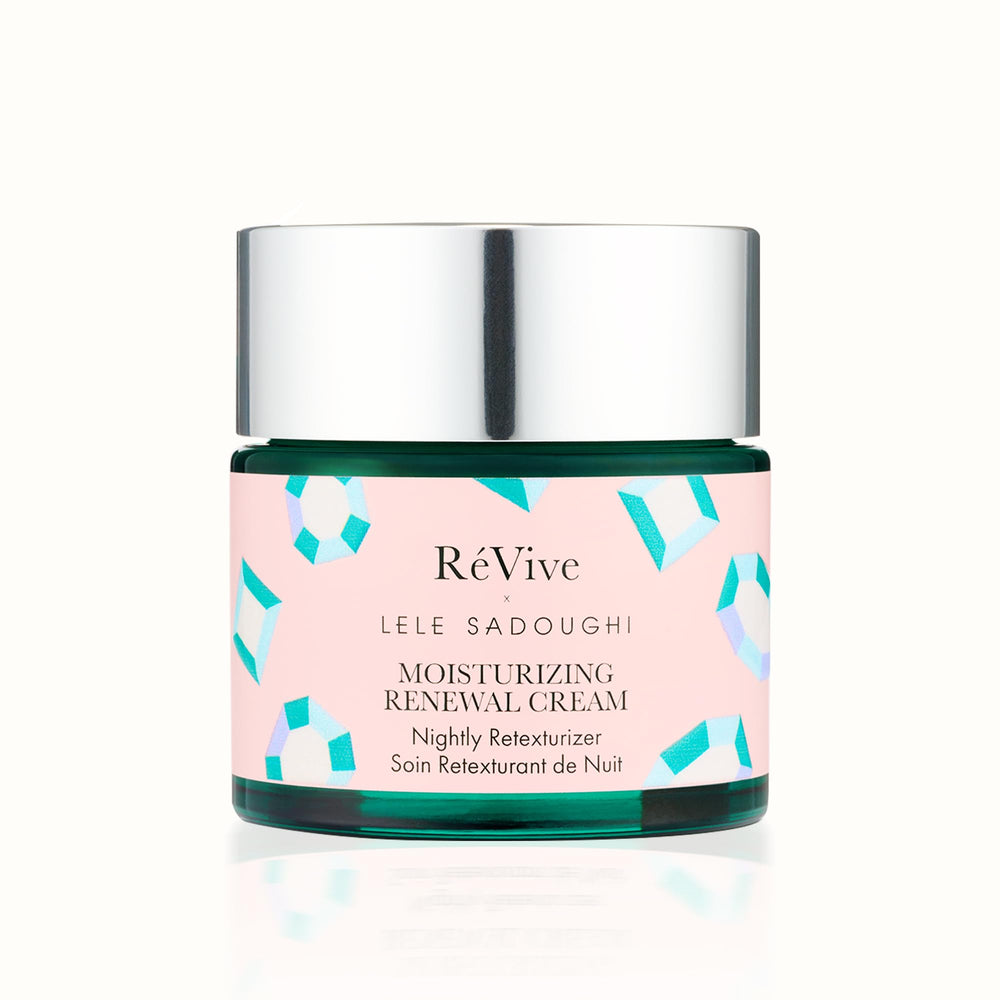 RéVive ArtJar night cream lid close-up showing premium packaging for gifting