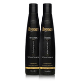 Revivogen MD Bio-Cleansing Shampoo bottle showing natural anti-DHT formula aiding thinning hair