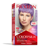 REVLON ColorSilk Digitones pastel lavender box for vibrant, long-lasting color at home.