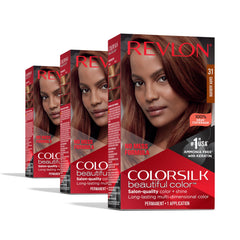 Revlon Colorsilk old version dark auburn box for at-home color