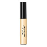 Revlon ColorStay Concealer Banana-under-eye swatch provides brightening coverage for tired-looking eye area.
