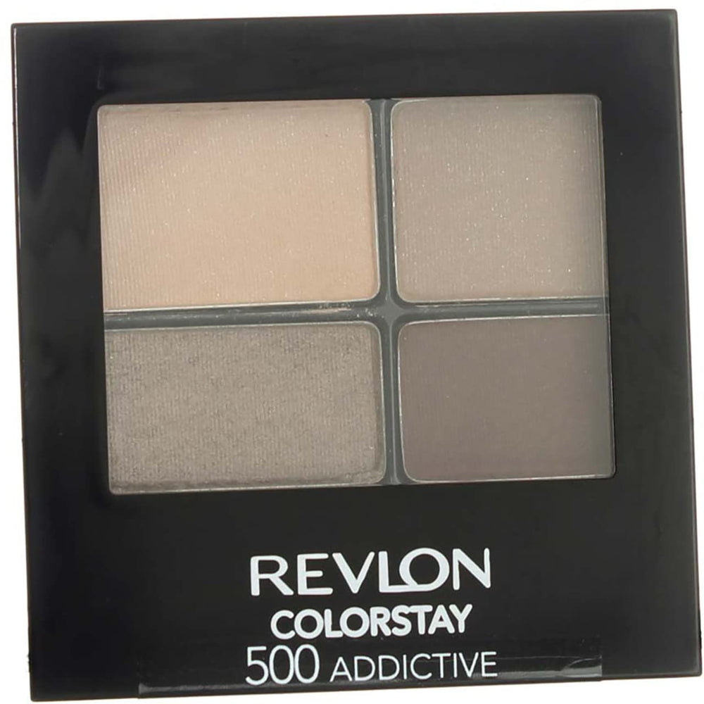 REVLON ColorStay Eyeshadow Quad Addictive compact with four shimmery shades for day-to-night looks.