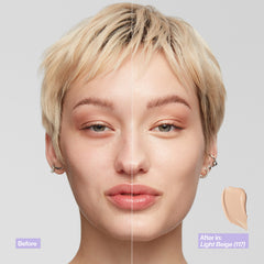 Swirl of Revlon Illuminance on skin shows nourishing, dewy glow