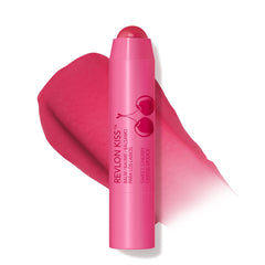 Revlon Kiss tinted balm Sweet Cherry tube with SPF 20 for soft, hydrated lips.
