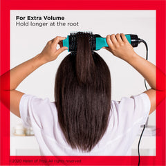 REVLON One Step Volumizer turquoise unit with controls