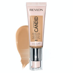 Revlon PhotoReady Candid foundation application with brush for buildable medium coverage