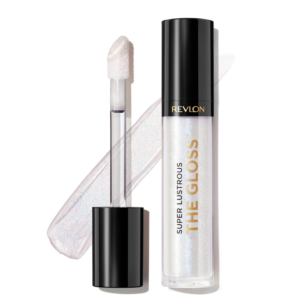 Revlon Super Lustrous Frost Queen bottle shows a high shine lip gloss finish for lips