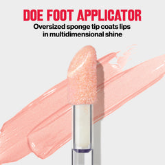 Revlon Super Lustrous Lip Gloss formula with agave and cupuacu for hydration.