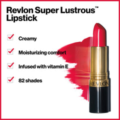 Close-up of creamy texture from Revlon lip color for silky-smooth application