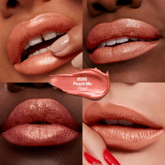 Revlon Super Lustrous Lipstick on lips delivers a soft, smooth look.