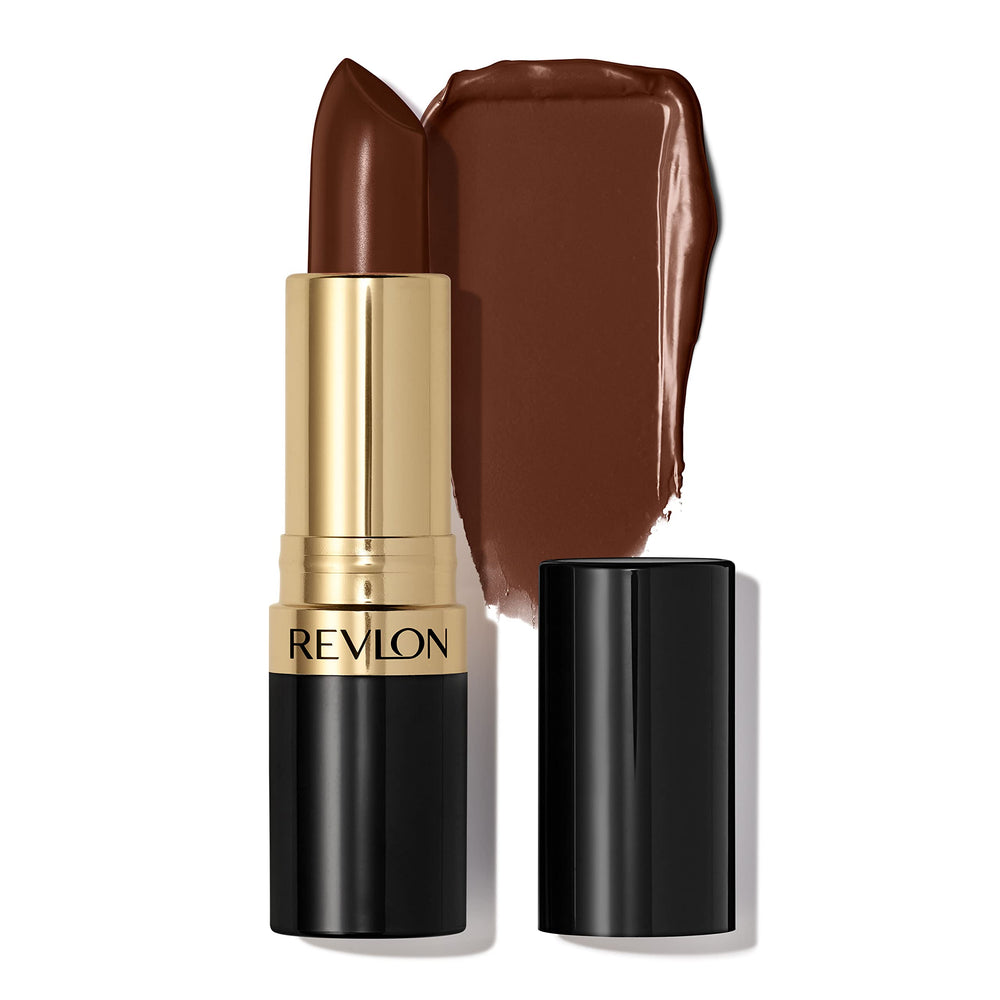 REVLON Super Lustrous Lipstick packaging for on-the-go glamour.