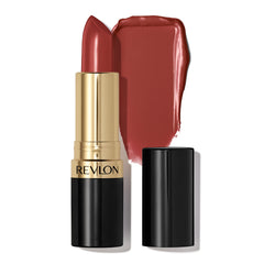 Close-up of Revlon lipstick glide, demonstrating easy application and comfort.