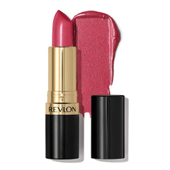Revlon Super Lustrous lipstick in Wine with Everything bullet-application for defined color.
