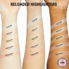 Revolution Beauty London cheekbone glow highlights silky texture