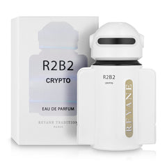 Reyane Tradition R2B2 Crypto premium fragrance bottle with elegant design.
