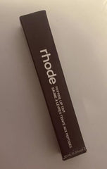 Rhode Peptide Lip Tint application close up for hydrated, glossy lips