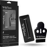 The Rich Barber Pro Tools Set case closeup highlights organized storage for busy barbers.