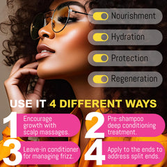 Rida Batana Oil pour reveals lightweight, fast-absorbing nourishment.