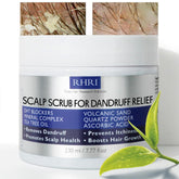 Rida Hair Research Institute anti-dandruff scrub with tea tree oil for refreshed scalp.