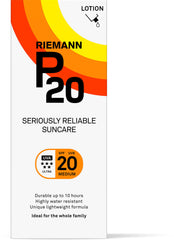 Riemann P20 demonstrates 10-hour protection for full-day sun safety.