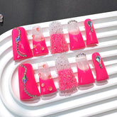 RIICFDD handmade press-on nails in duck shape for easy, salon-quality manicures at home
