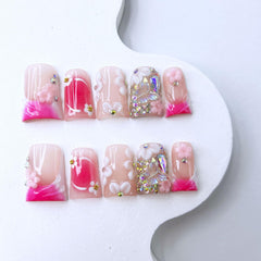 RIICFDD complete kit with glue and cuticle stick for easy application