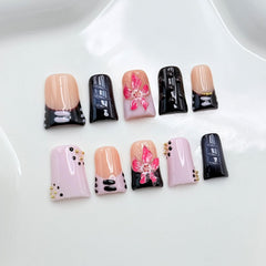 RIICFDD reusable acrylic nails kit includes glue and cuticle stick for easy DIY