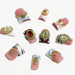 RIICFDD reusable press-on nails in five sizes ensure versatile fit