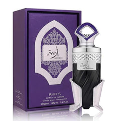 Riiffs Areebah bottle close-up showing premium parfum design for a luxurious experience