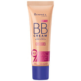 Rimmel BB Cream tube packaging for easy daily application and quick coverage.