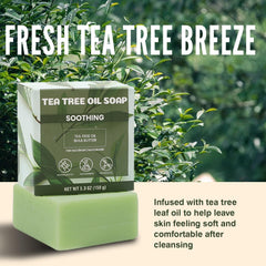 Rinse & Robust tea tree soap bar hands cleansing after workouts