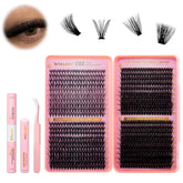 Ritalash lash-extension kit 800pcs clusters for customizable at-home lash looks