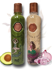Ritual Botanico SOS Onion Argan shampoo bottle shows nourishment and shine.