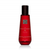 RITUALS The Ritual of Ayurveda Dry Oil VATA bottle pouring smoothly for quick body and hair application