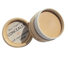 River Organics Zero-waste Concealer Color 01 packaging close-up showing eco-friendly design