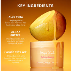 Rizos Curls Defining Custard frizz-control for smooth styles without crunch