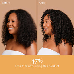 Rizos Curls Leave-In protects hair up to 450°F, ideal before heat styling.
