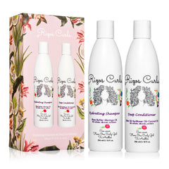 Rizos Curls Hydrating Shampoo bottle for gentle cleansing and moisture
