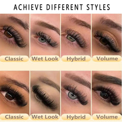 RKISSBEAUTY Lash Cluster Glue DIY lash extension use demo.