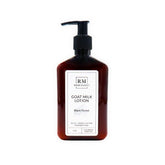 RM Soap Market Goat Milk Lotion bottle front featuring Black Forest aroma for daily hydration.