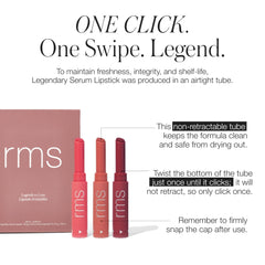 RMS Beauty Legends to Love Kit Eve lipstick close-up with natural nude shade for effortless daytime wear