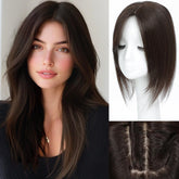 RMYHIG hair toppers for women real human hair 360-3D side view enhances natural volume