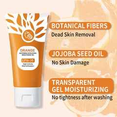RnemiTe-amo Gel texture close-up shows gentle exfoliation and fresh skin feel