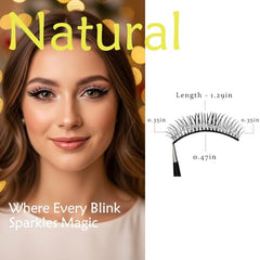 Rneracle five-pairs lashes set offers versatile holiday wear and easy styling.