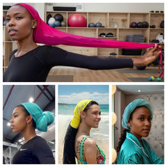 Roaming dreadlock sleeve is lightweight and breathable to prevent tangling.